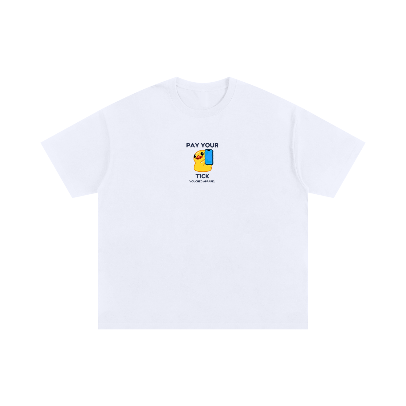 Pay Your Tick cartoon bird graphic Tee