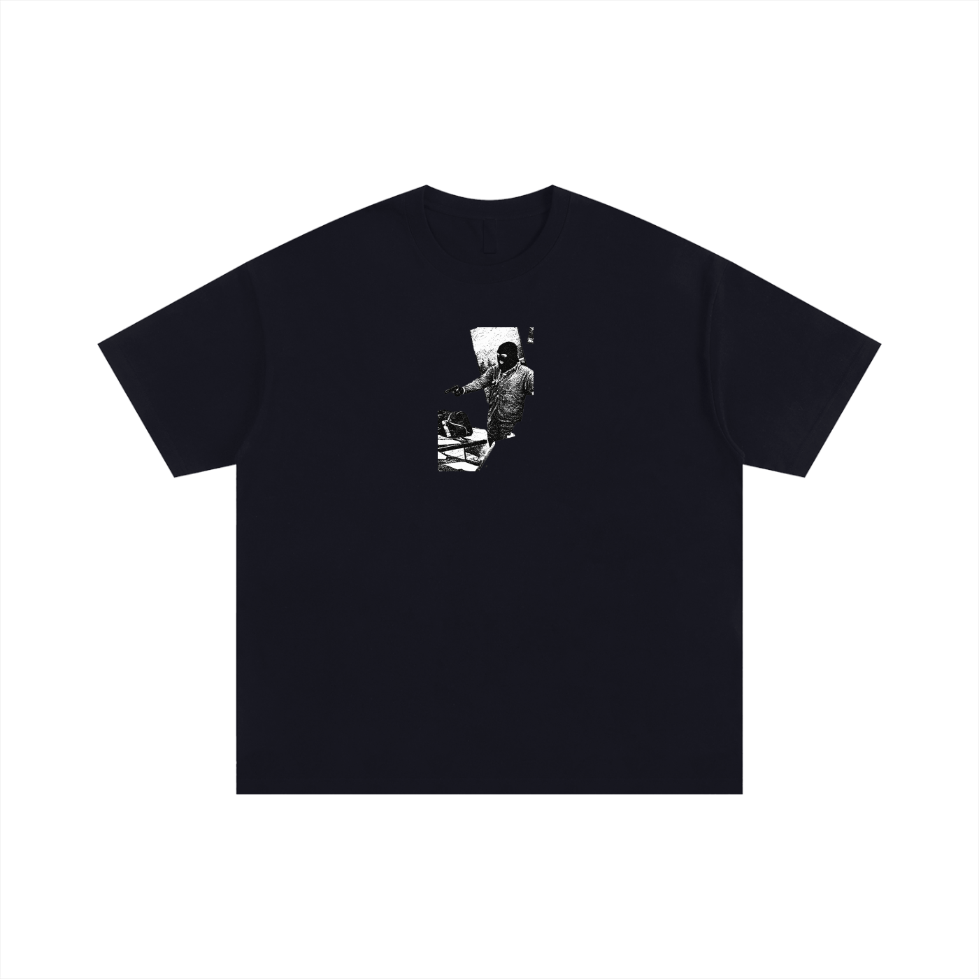 Postcard Bandit - Logo oversized tee black