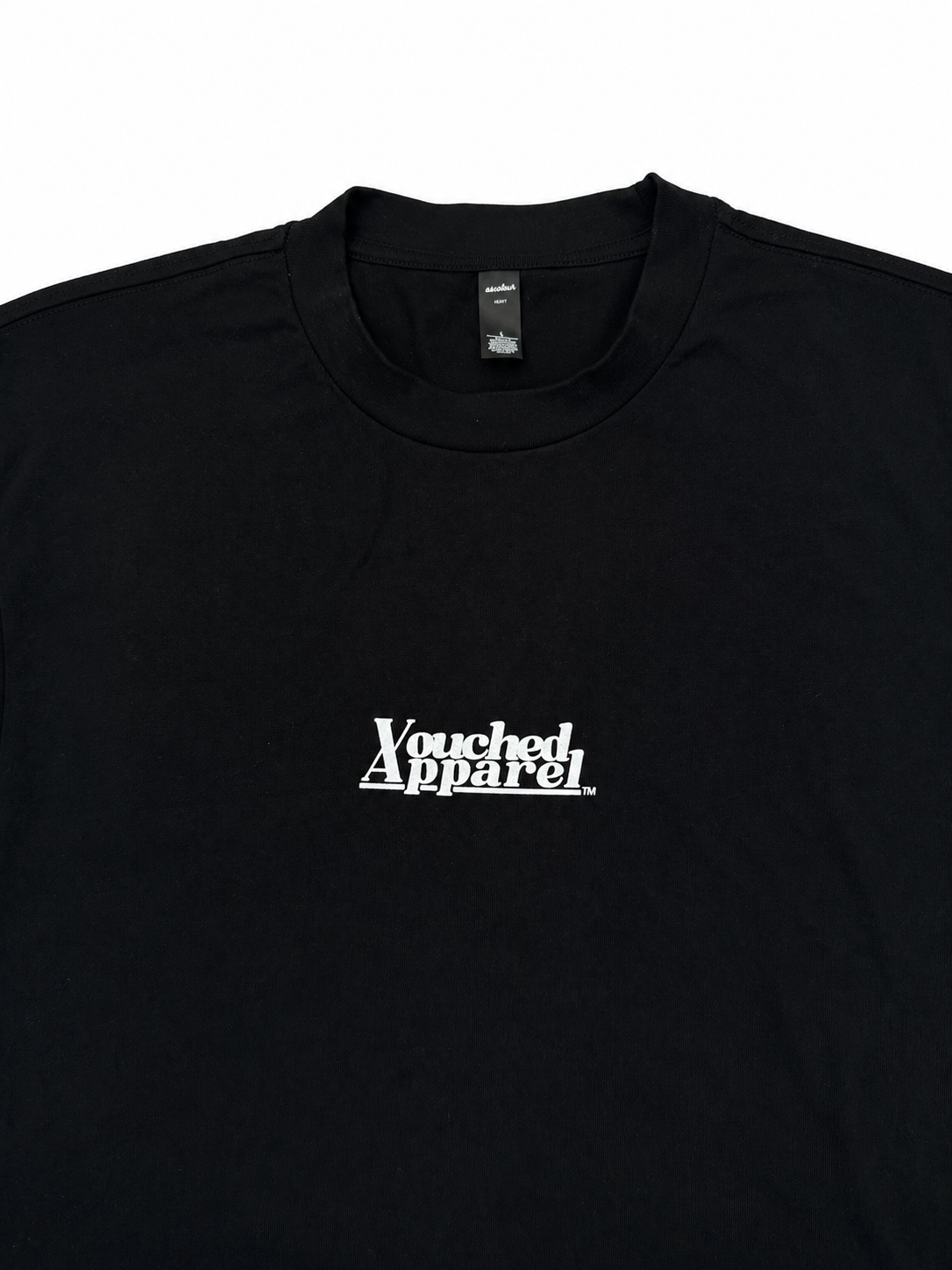 Men's Heavy Oversized Tee - Vouched LOGO black